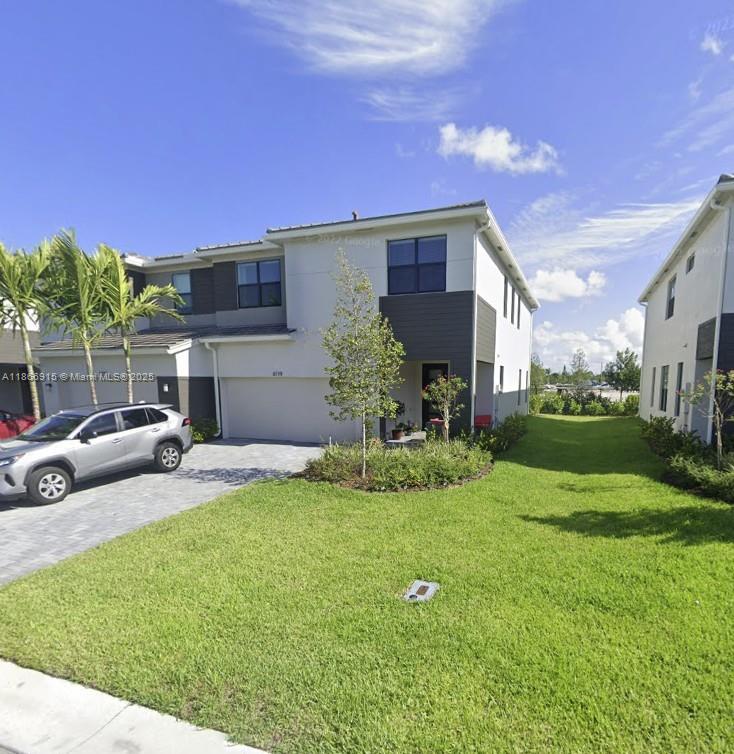 Wow! Investor Dream! This contemporary townhouse in the gated community of Saddlewood in Lake Worth -built in 2021- offers 3 bedrooms, 2.5 baths, and a spacious den that can easily be converted into a 4th bedroom! Enjoy a modern open layout with tile flooring downstairs, state of the art gourmet open kitchen with stainless steel appliances, abundant storage and closet space. Conveniently located just minutes from the Florida Turnpike, top-rated schools, dining, shopping centers, shops, and the Wellington Mall. Saddlewood features 152 stylish, contemporary townhomes—don't miss your chance to own one of the best! Leased until 7/1/2026!