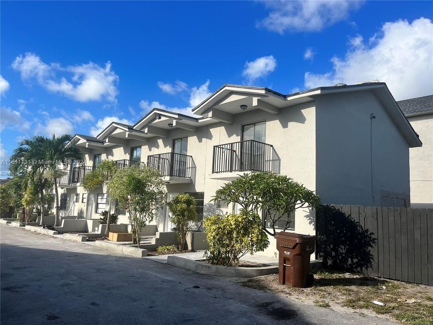 Rare opportunity to acquire 7 Townhouses in Hialeah. All the units are 2 bedrooms with 1.5 Bathrooms with fenced yard and balcony. Each unit has an individual water and electric meter, 14 total parking spaces / 2 per unit and a washer/dryer inside each unit. Centrally located in the Amelia District near the Gratigny Expressway and Red Road. Estimated Rents between $2,600-$2,750. Recently updated townhouses with the new floors, 2 of the units have new kitchens. The roof was done in2014. Please call for more information.