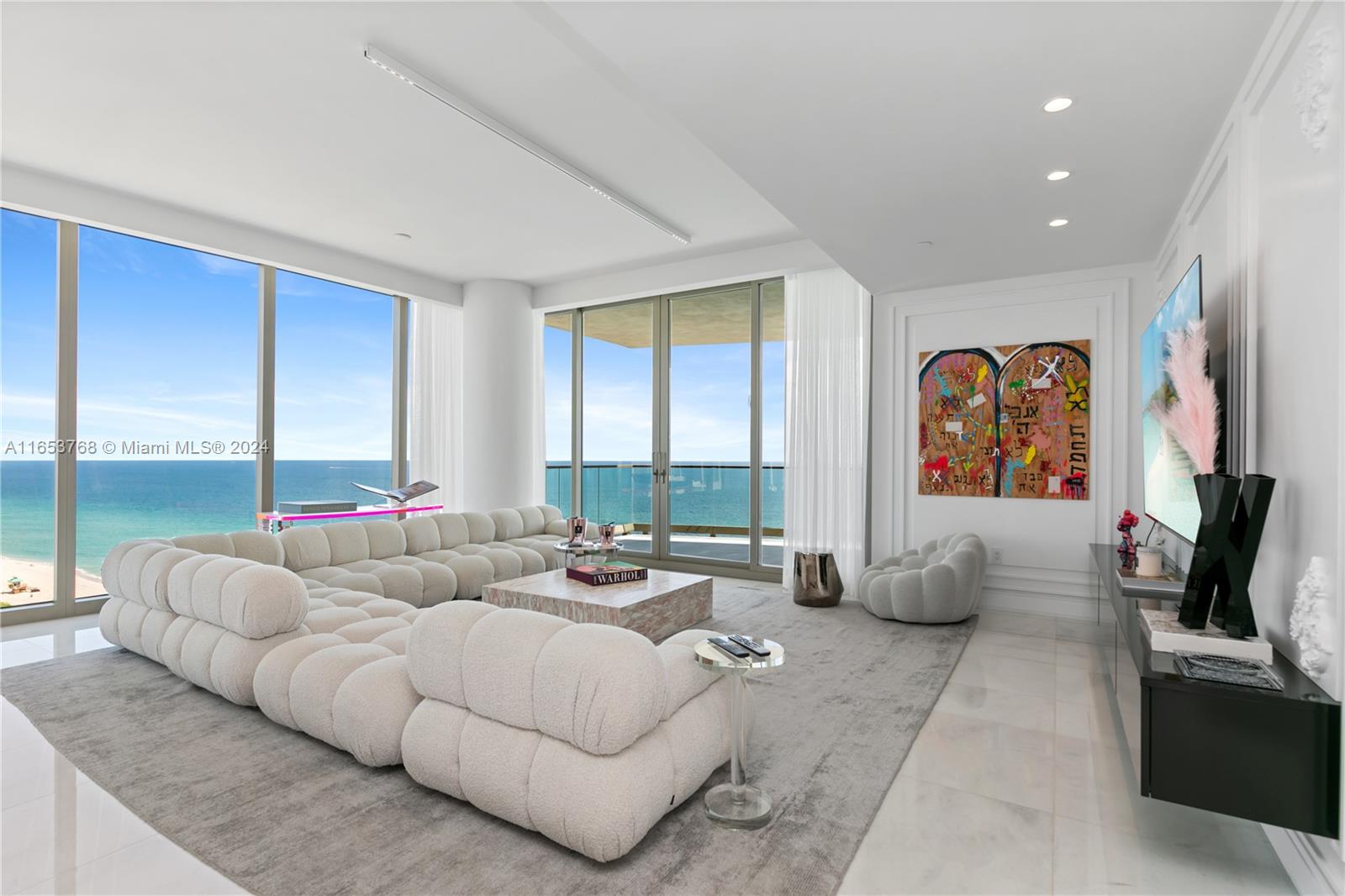 Property for Sale at 17901 Collins Ave 1801, Sunny Isles Beach, Miami-Dade County, Florida - Bedrooms: 4 
Bathrooms: 5  - $9,495,000