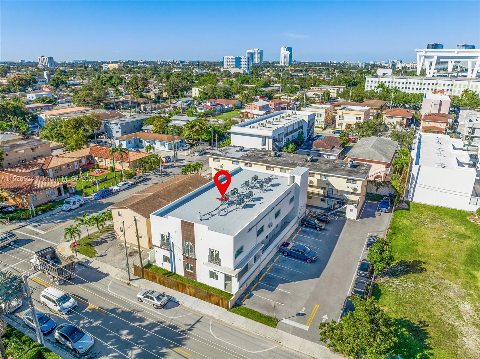 Coming live and fully operational this February 2024 is this amazing 14 unit multifamily building in Little Havana. This site can be operated in a traditional sense under City of Miami double density workforce program as apartments; 1 units 30% AMI, 2 units at 50% AMI, and 12 units at 140% AMI (average median income). 13 Units are oversized Studios (easily converted to 1 bedrooms, 440-460 SF), and 1 one bedroom (550 SF). Alternative, by paying deferred impact fees, motel/lodging use operators can get licensure to operate this for short-term rental. With close proximity to Calle Ocho and Brickell fine dining, chic shops, sidewalk cafes and picturesque parks, are a brisk walk away for residents who will be immersed in the vibrant culture of the area.