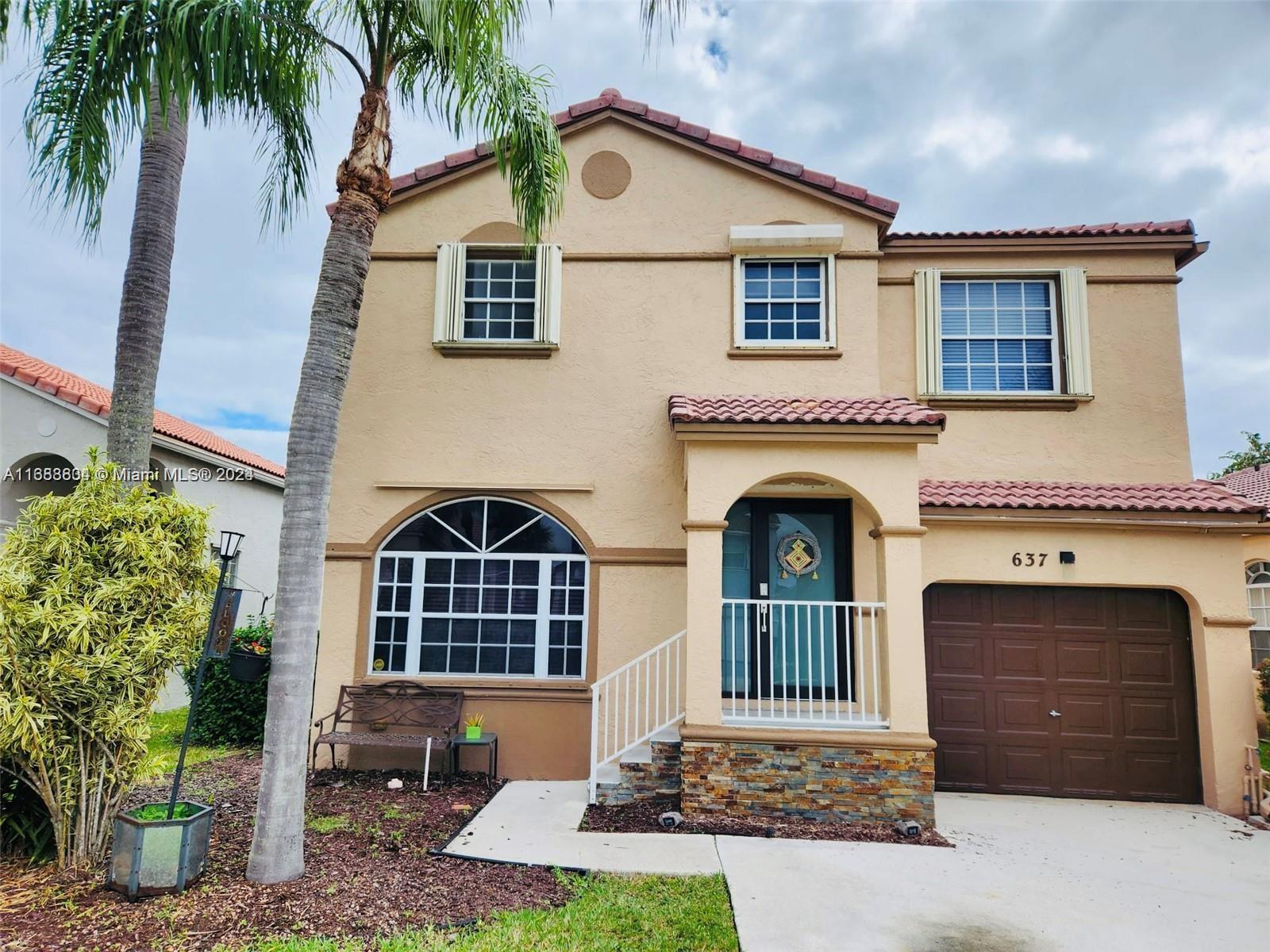 Property for Sale at 637 Nw 157th Ln, Pembroke Pines, Miami-Dade County, Florida - Bedrooms: 3 
Bathrooms: 3  - $620,000