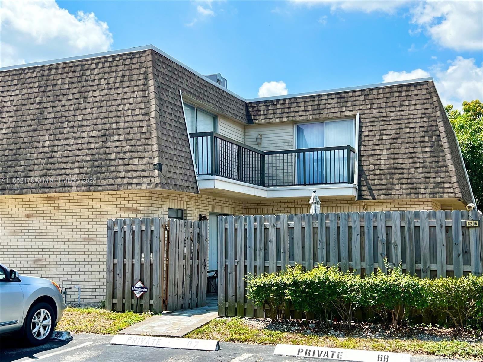 Spacious & well-maintained 2 bedroom, 2.5 bath townhome available for rent! This desirable unit offers a beautifully updated kitchen with granite countertops, designer cabinets, and stainless steel appliances, providing plenty of storage and counter space. The first floor features a large living and dining area, half bath, and laundry room with full-size washer and dryer. Upstairs, you’ll find two generously sized bedrooms, each with its own private bathroom and balcony. The primary bath includes dual sinks, a bidet, and shower/tub combo. Enjoy a privately fenced front patio perfect for outdoor relaxation. Pet-friendly community, allowing up to 2 pets (45 lbs max). Convenient location close to shopping, dining, and major highways. Ready for immediate move-in!