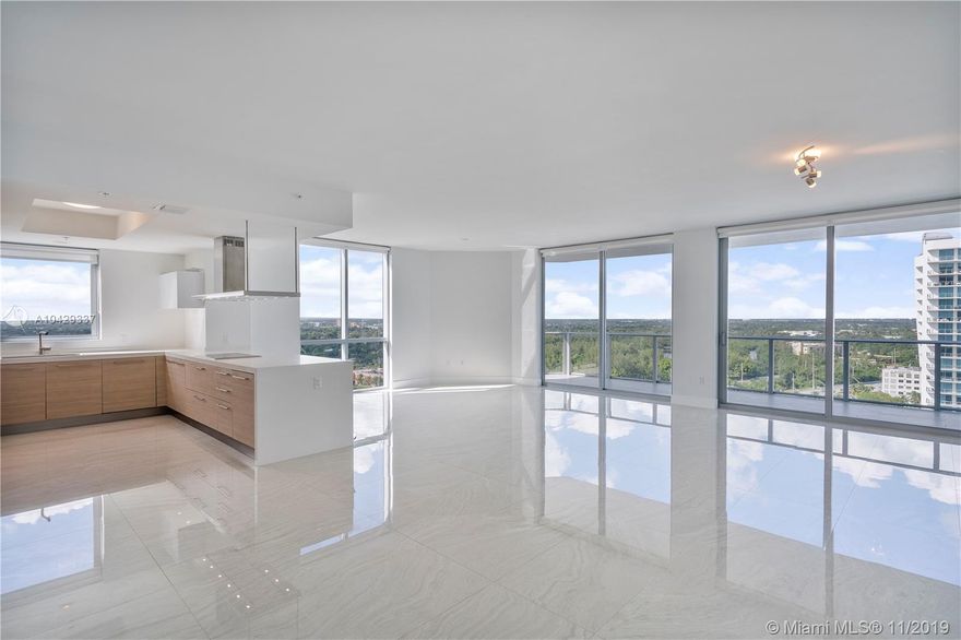 Stunning finished 2 bedroom + Den (could be converted into a bedroom) 2.5 baths with breathtaking views overlooking the yacht marina and bay. This sprawling residence will feature white porcelain floors, sunshades and built closets. *1 covered parking space included with purchase. Snaidero cabinetry and Miele/Subzero/Bosch appliances. Luxury building with endless amenities include state of the art gym with water views, spa w/sauna, kids room, teen room, Pilates room, yoga room, business center, and clubroom. Security throughout, guard-gated entrance. 112 boat slips to accommodate up to 100' boats in full-service marina, and option boat club membership available.