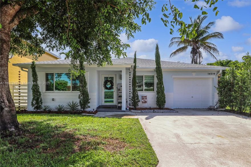 Welcome to this beautifully updated home in Country Walk, perfectly situated directly across from a park for easy access to green space & recreation. The property boasts a full concrete driveway, providing ample parking and durability, and is situated in a non-flood zone, so flood insurance is not required. Inside, you'll find new, modern Luxury Vinyl Plank flooring throughout, along with the peace of mind that comes with impact windows and updated blinds. The home features a new tankless water heater, a new electrical panel, new plumbing & a roof that is just one year old. The bathrooms were tastefully renovated two years ago, & a sparkling pool was installed in 2022, along with a pool pump. Enjoy clubhouse, pool, tennis/basketball courts, playground, & walking path around beautiful lake.