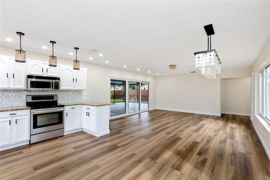 GORGEOUS 2BED/2BATH TURN KEY READY POOL HOUSE AT THE GREAT LOCATION! This beautiful spacious home has an open concept with lots of space. A big patio leads to a tropical oasis with a large swimming pool, perfect for entertainment and relaxing. Impact doors and windows, a brand new roof, high-end finishes and top of the line appliances. No HOA, perfect for investors / Airbnb and absolutely amazing for a vacation home or living permanently! Located in the coveted east side of A1A and just 1.5 miles to the beach boardwalk. 5 minutes from Young Circle Park, golf course or a short drive to Hardrock Casino. And by the way, this house has the most delicious Mangoes you will ever try! Call us and arrange a private showing today!