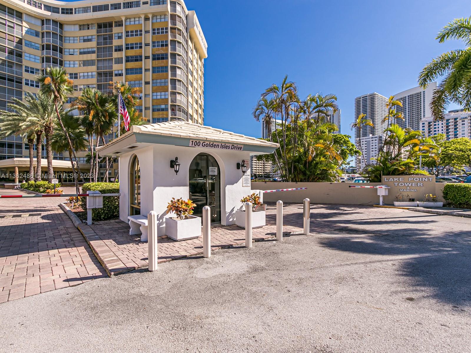 Lake Point Tower & Marina, a desirable gated complex on the Intercoastal. This spacious 2 bedroom/2 bathrooms w/spectacular water views is completely upgraded. Features, neural tile floors throughout, upgraded kitchen w/ lots of cabinet space, beautiful lighting, large pantry, granite counters & stainless steel appliances. 2 upgraded bathrooms. Boat slips, are first come first served basis through the HOA. Slips can accommodate boats up 55ft. Amenities include Outside BBQ area, pool, community room with kitchen, billiard's, gym, on site management and 24 hr maned security. Maintenance includes cable, water, building insurance, pest control, on site management. Convenient to beaches, shopping, Gulfstrean Race Track & Casino, Aventura Mall & 15 minutes south of Ft. Lauderdale Airport,
