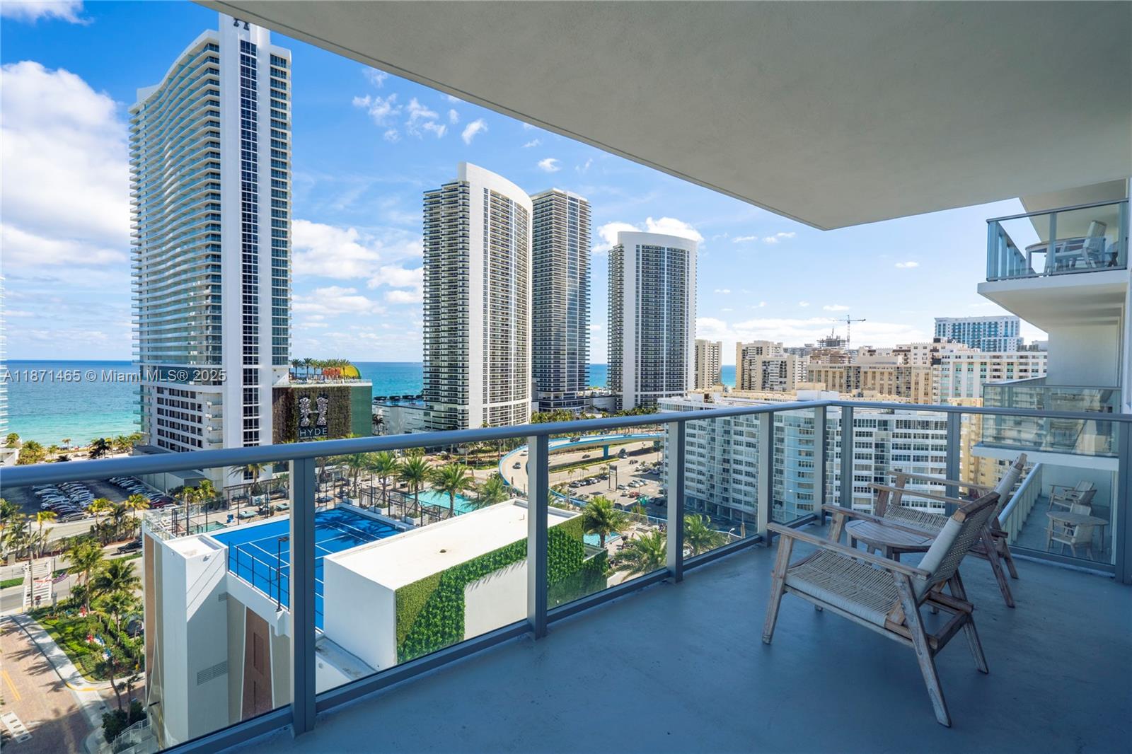 Waterfront 2 bed / 2 bath corner residence on the 23rd floor featuring a wraparound balcony with sweeping ocean and intracoastal views. Offered fully furnished and ready to rent, this turn-key unit is one of the most desirable in the building.
Hyde Beach House is located directly across from the beach with private oceanfront club access and full beach service.
Resort-style amenities include two infinity pools, a state-of-the-art fitness center, rooftop owners’ lounge, tennis and racquetball courts, BBQ area, and more.
Maintenance includes electricity, cable, internet, and water. With no rental restrictions and approval for Airbnb and short-term rentals, this is the perfect vacation retreat and high-income investment opportunity.
