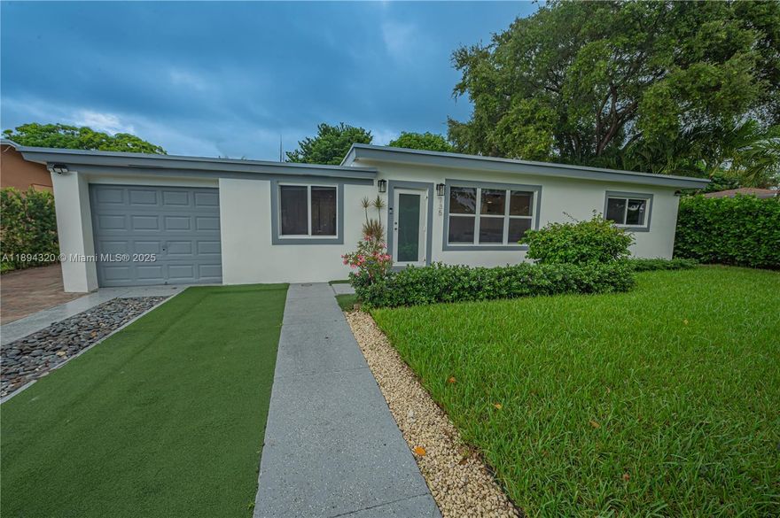 Beautifully updated home centrally located in North Miami with convenient access to I-95, restaurants, shopping and the beach, only 15 min away.  Home updated in 2020 with new roof, electricity, plumbing, hurricane impact windows and doors, new paint, landscaping and much more.  Featuring an open concept design, 4 bd & 3 baths, including in-laws quarters with independent entry, and a 9,975 sq ft lot!  Enjoy great curb appeal and a spacious fenced and beautifully landscaped yard, including kids play area, utility shed and ample room for Pool, boat, RV or your dream outdoor setup.  The possibilities are endless with no HOA fees or restrictions.  If you are a first time home buyer, investor or family looking to centrally relocate...... Don't miss this incredible opportunity!