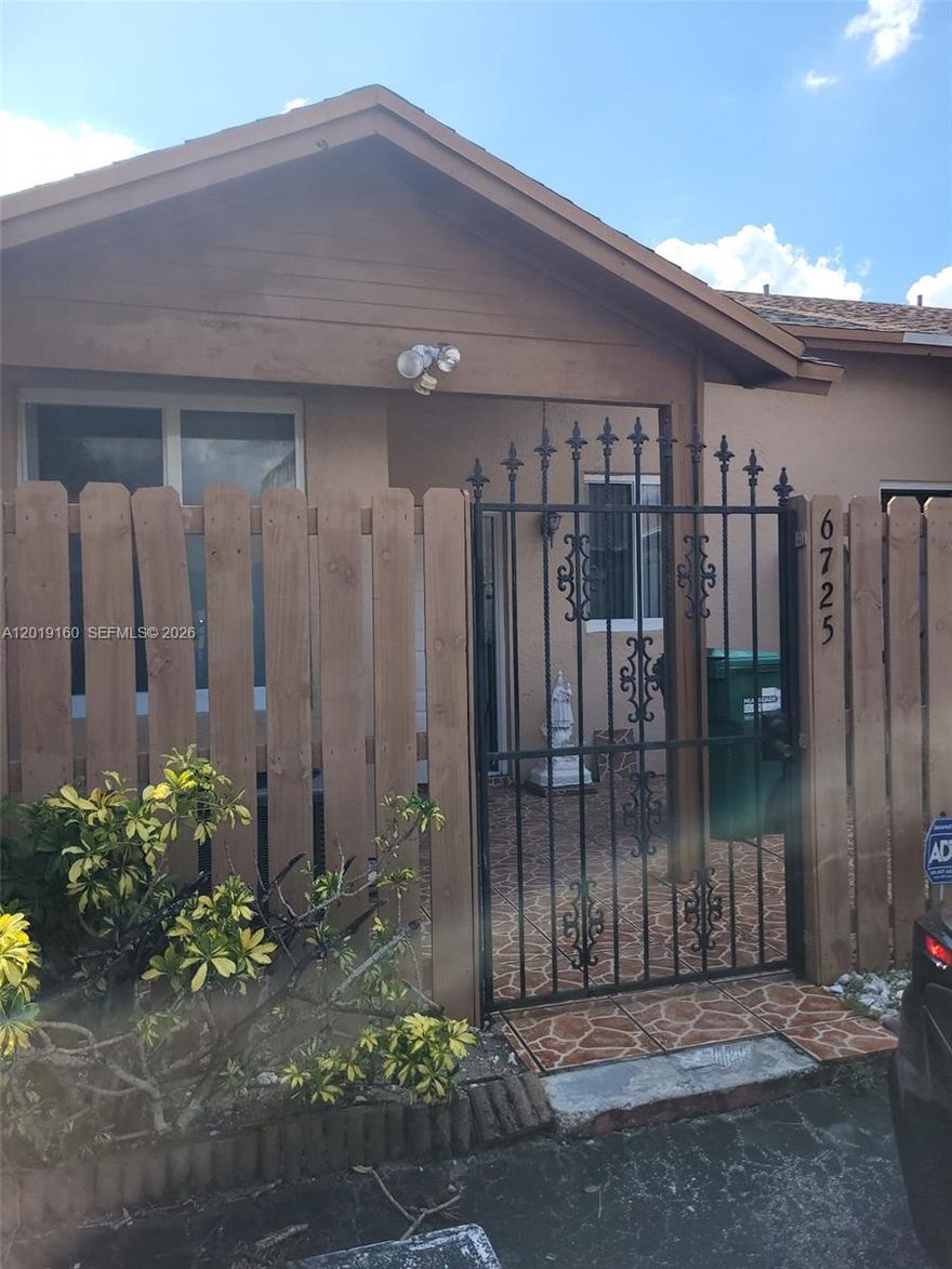 Location, Location and spacious 2-bedroom, 2-bathroom townhome in the well-established Aspen Community with tile flooring throughout and a private fenced patio—perfect for entertaining, relaxing, or hosting weekend BBQs. It has two parking spaces right in front of the home, the community HOA includes common areas and amenities, tennis courts, a swimming pool, a playground with a jungle gym, and 24-hour security for added peace of mind.  just minutes from Miami Lakes shopping and restaurants. This home combines comfort, convenience, near Palmetto Hight way, and easy access to driving airport. low HOA fees!   Send the best offer.