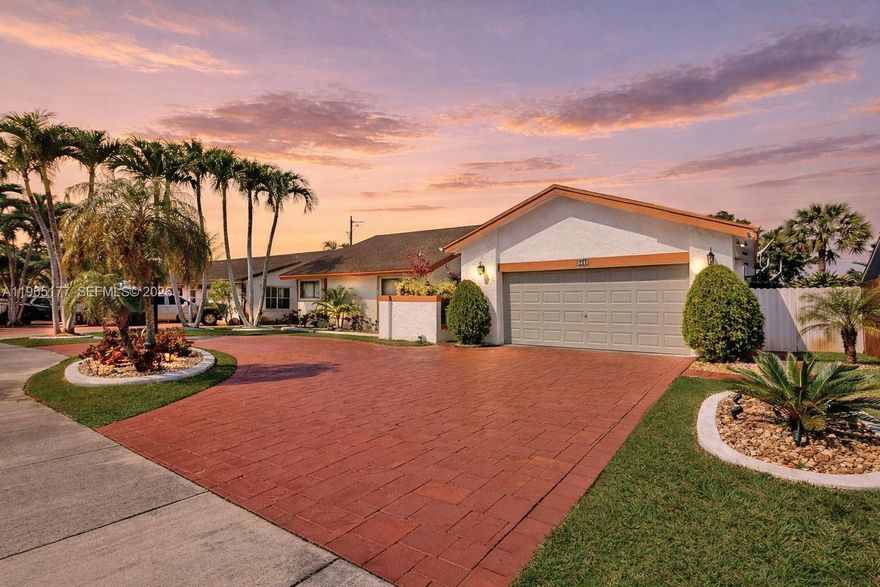 Great single-family residence located in the East Kendall neighborhood of Kendale Country Club Estates.
The home features 4 bedrooms, 2 bathrooms, a family room, an updated kitchen with wood cabinetry, granite countertops, and stainless steel appliances, plus a 2-car garage.
Exterior features include a beautiful swimming pool with a lovely terrace area suitable for outdoor use. The property sits on a fully fenced 9,229 sq ft lot.
Easy access to schools, shopping centers, Miami Dade College (MDCC), the Turnpike, and the Palmetto Expressway.