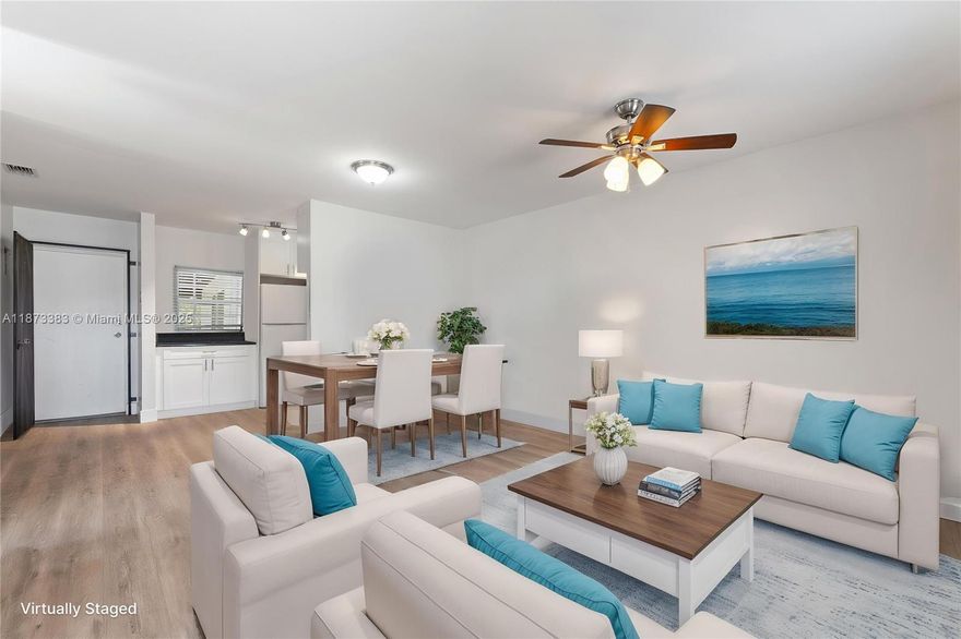 Investor Opportunity in West Perrine! Fully leased 2-bed/1-bath duplex producing $4,100/month with fixed annual leases and rental upside to $4,600+. Each 737 SF unit features a laundry room, terrace, ample parking, mature trees, and separate utility meters. The property sits on an ~11,800 SF lot with multifamily zoning, providing stable cash flow today and future redevelopment potential. Minutes from US-1, Palmetto Bay, and Cutler Bay. Rare chance to own a stabilized duplex in a high-growth Miami submarket! Virtual staging used in certain photos. Actual unit may feature different, yet similar, finishes and details. Entire block also available, 7 duplexes (14 units) spanning 105th to 107th Ave on 182nd St.