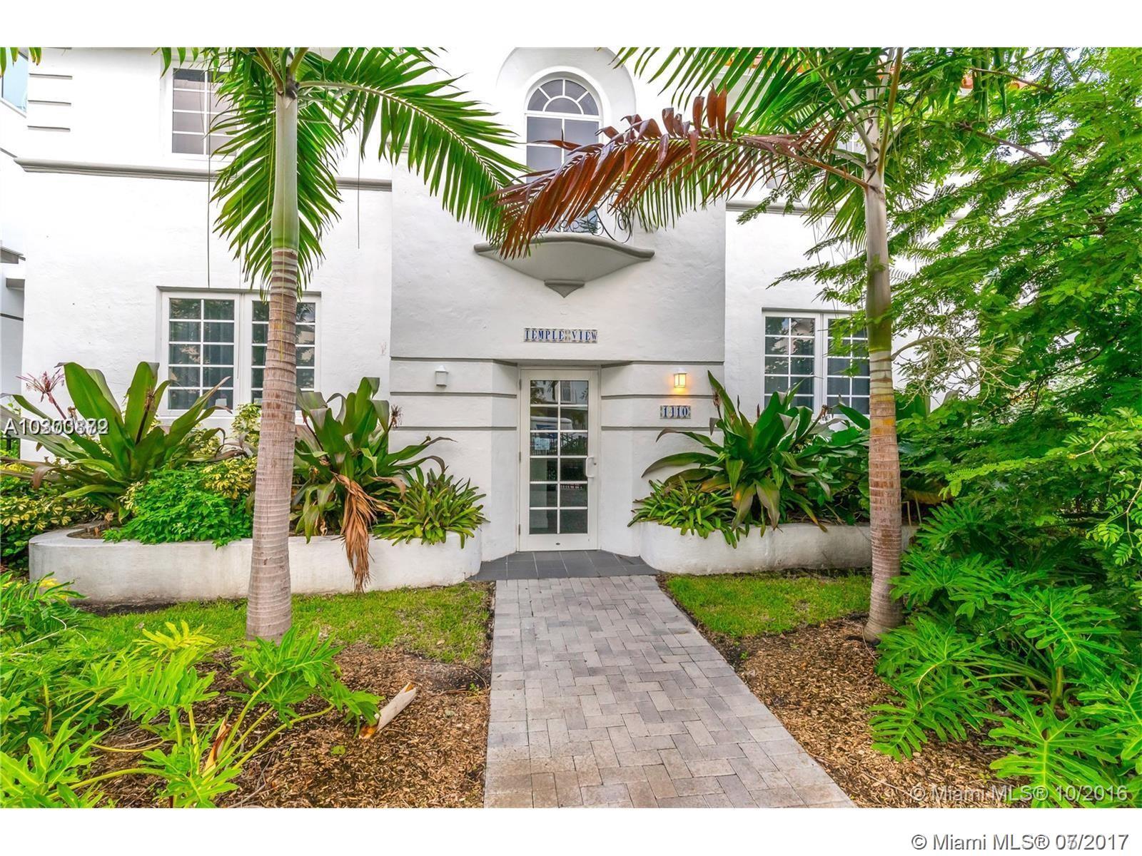 Completely rebuilt like new Art Deco Condo Conversion. Great layout, kitchen completely separate from Rooms down hallway, center bathroom has guest entrance and room entrance. Italian wood floors, impact glass windows, washer/dryer in the unit, pre-wired for cable and internet, designer kitchen, stone counter tops and more. 8 units in building.