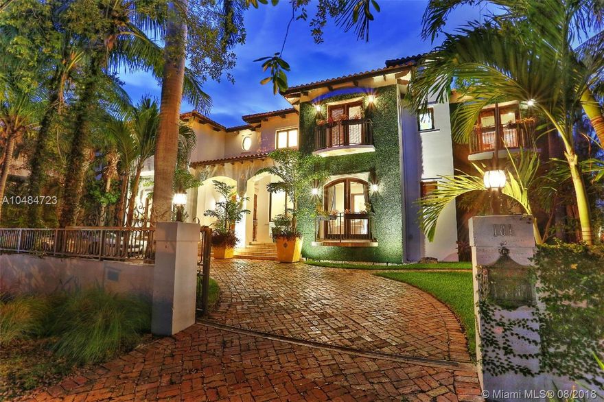 Corner lot. Oversized 9000 sq.ft. plus.a magnificent home, with 4300 sq.ft. plus . residence offering everything ! circular driveway .gated,  wrought iron gate, Electric outlet for your electric car. Large wood  double door Front door, giving access to foyer with direct view to pool area. Elegant staircase leads to 4 bedrooms. One Large bedroom en suite located on first floor, reception area, formal dining, Family room with direct access to covered terrace for breakfast and dinner al fresco overlooking the pool area,Open kitchen. Laundry, staff quarters and service entrance. 4 bedrooms upstairs, with family area/office . large master suite and new master bath with fabulous shower. wood floors in bedrooms. a magnificent residence to discover !