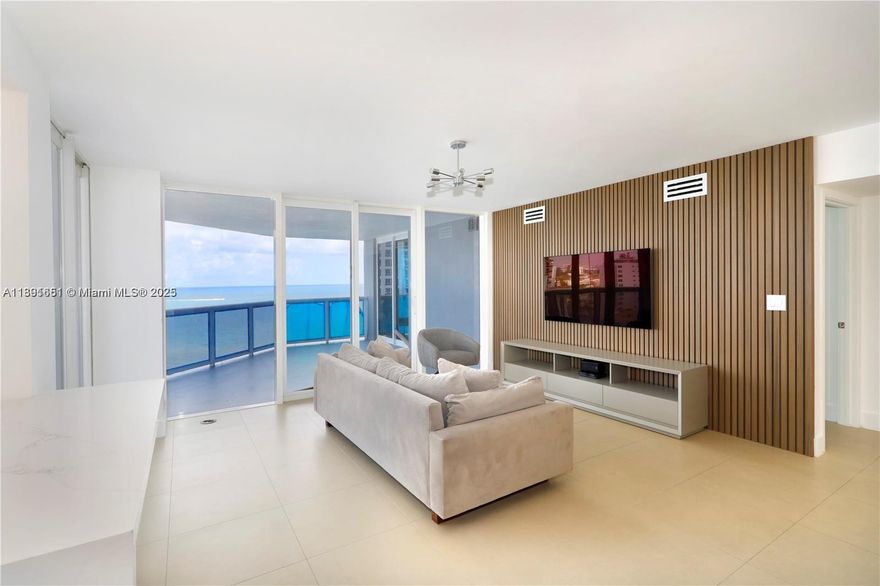 Amazing panoramic views of the Ocean and Intercostal from this remodeled 2 bed/2 baths unit at La Gorce Palace. The highly desirable "08" line has the largest balcony and this unit has 2 parking spots! Unit has a spacious and open layout, a brand-new kitchen, floor to ceiling glass, huge master suite w/ large closet space, travertine stone floors & W+D in-unit. State of the art amenities incl. beach service, 24-hour concierge, valet parking, gorgeous pool, gym, spa & child play area. Come experience what luxury living in Miami feels like! La Gorce Palace is located near all local shops & restaurants, close to Bal Harbour and Houses of Worship. Unit is rented and tenant has a 60 day kick out clause.