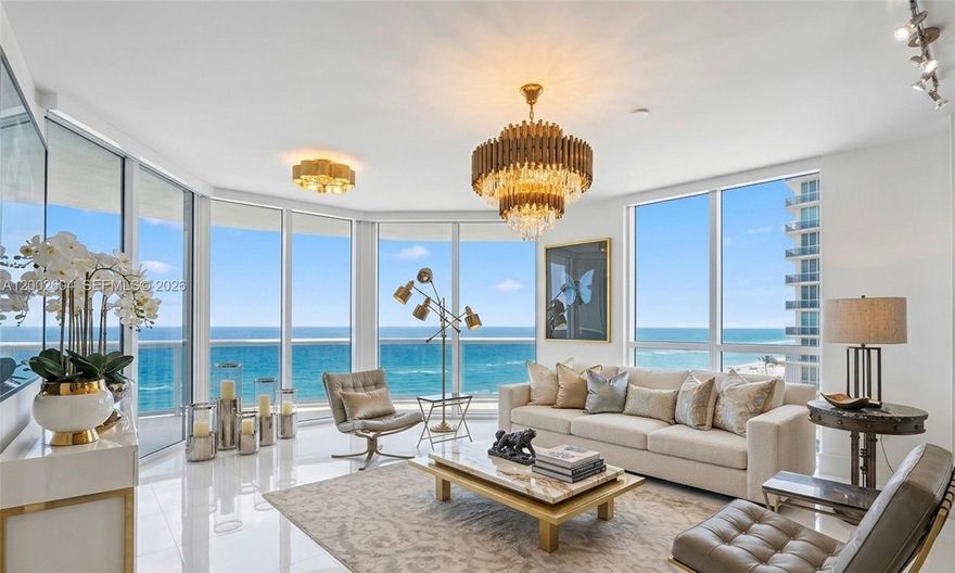 Elevate your lifestyle at Trump Royale, the crown jewel of Sunny Isles Beach. This spectacular 3-bedroom, 3.5-bathroom sanctuary offers an immediate sense of arrival with its own private foyer entrance and soaring floor-to-ceiling windows that frame unobstructed, panoramic views of the Atlantic Ocean. The interior is a masterclass in coastal sophistication, featuring polished marble floors and a gourmet kitchen outfitted with premium Miele appliances and sleek, contemporary finishes. Every detail has been curated for the modern connoisseur. Beyond the residence, enjoy a world of five-star resort amenities, including a full-service spa, elite fitness center, multiple oceanfront pools, and dedicated beach service. With 24-hour concierge and valet at your disposal, every need is met with precision. This unit includes two assigned parking spaces and the exclusive opportunity to negotiate for a private poolside cabana.