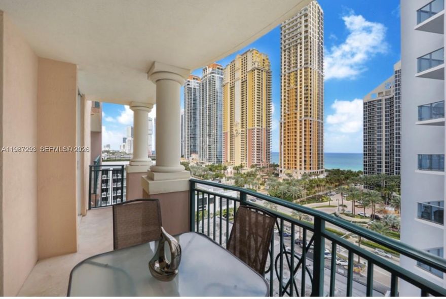 This beautifully updated 2-bedroom, 2-bathroom residence at King David Condominium offers 1,200 sq ft of refined living space on the 12th floor, ideally located in the heart of Sunny Isles Beach. Enjoy sweeping views of Acqualina and the ocean from the expansive balcony—perfect for sunrise mornings and breakfast with a serene beach backdrop.
Located just one block from the beach, near top-rated restaurants, shopping and hotels, this property sits on 175th Street along the iconic “Billionaire’s Row.” The building allows short-term rentals, 30 days min stay as per owners request. 
The den has been converted into a third bedroom, adding flexibility for personal use  unit counts with 3 twin beds and two queen beds . Unit is also for sale 
Easy to show.Enjoy your summer in the heart of Sunny Isles