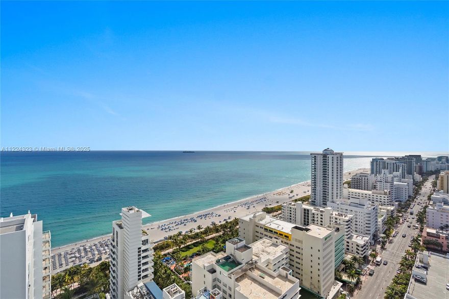 Indulge in spectacular southern-facing views of the ocean, bay, and intracoastal from this exquisite 2-bedroom, 3-bathroom unit in Fontainebleau II. This beautifully designed double unit includes a private entrance foyer, two balconies, and turnkey furnishings, featuring two king beds, two sleeper sofas, a fully equipped kitchen, and a washer/dryer. Enjoy full-service, vacation-style living! The Fontainebleau resort offers luxury amenities on 22 oceanfront acres, including award-winning restaurants, LIV night club, Lapis spa, and state-of-the-art fitness center. Maintenance includes: AC, local calls, electricity, valet + daily free breakfast in the owner’s lounge. Please click the virtual tour link to see a video of the property & contact me directly for more info.