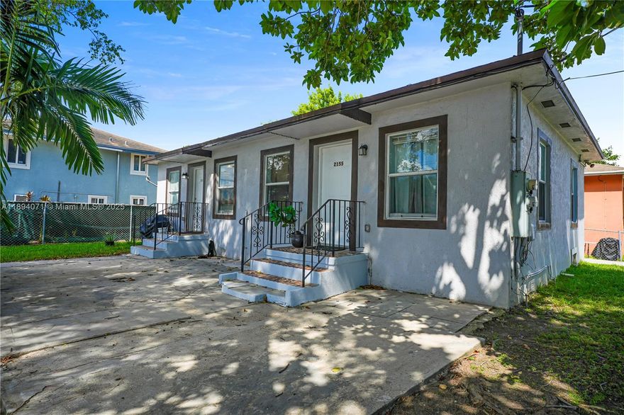 Exceptional opportunity to own a well-maintained duplex in the heart of Allapattah. Situated on a gated corner lot with individual meters and plenty of street parking. Both units are in excellent condition inside and out, attracting quality tenants with strong rent growth potential. Prime location near major highways, shops, and schools — a perfect turnkey investment with upside!