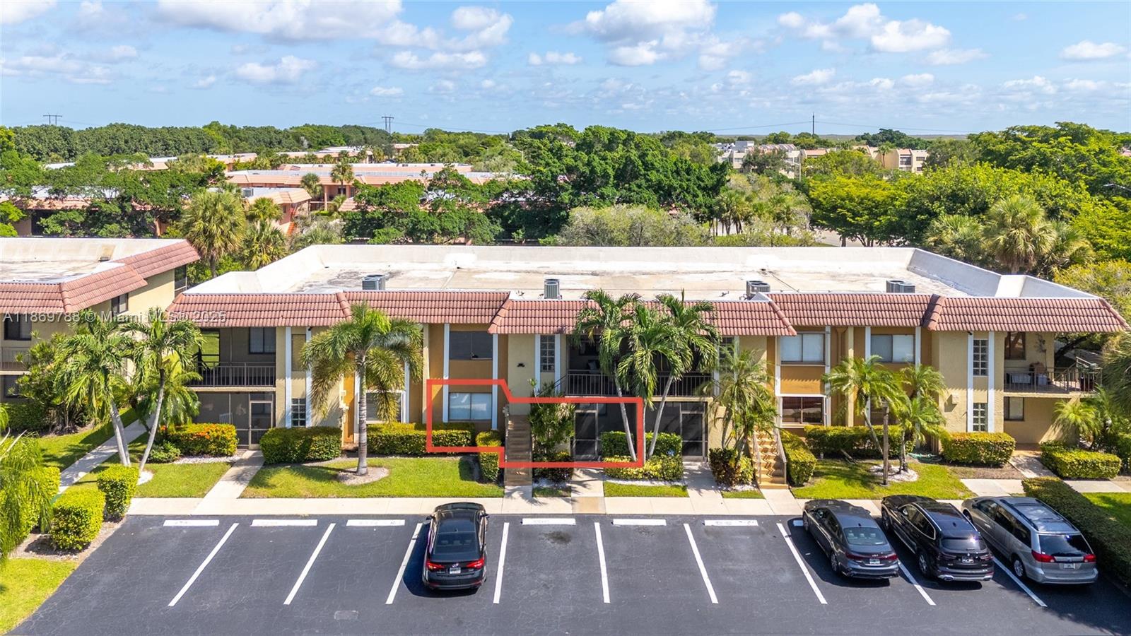 Convenient & move-in ready, ground level garden apartment in beautiful waterfront setting. Featuring updated kitchen & baths with stone counters, all tile & laminate wood flooring, plenty of interior and exterior storage space, screened porch and patio. This well maintained community offers a common pool & access to the Bonaventure Town Center Club amenities with pools, tennis, gym and more!