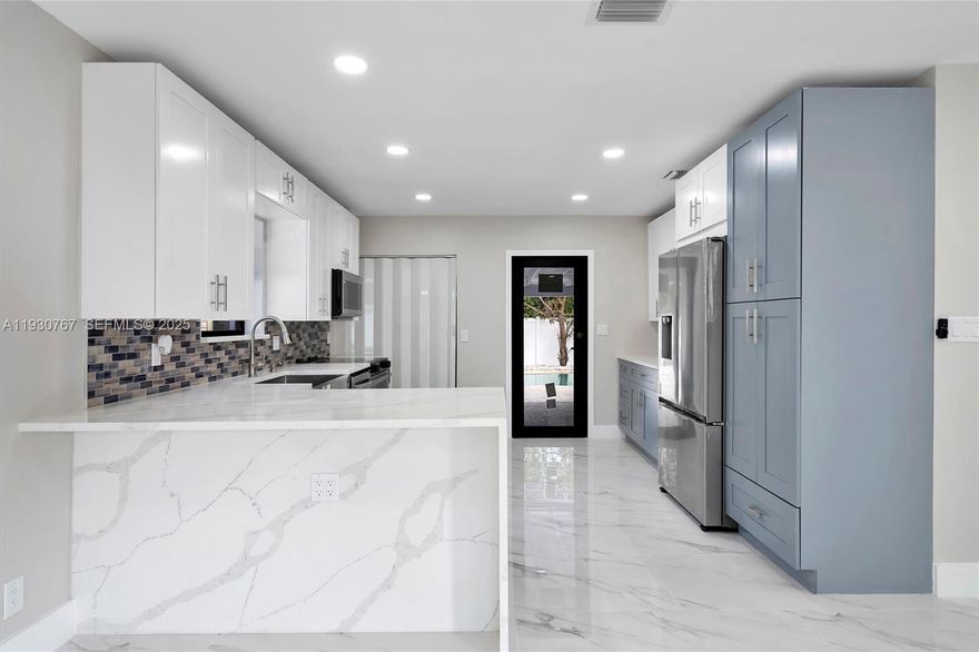 WOW!!! NOW AVAILABLE FOR YEARLY RENTAL. This MUST SEE beautifully, remodeled 2 Bedrooms, 1 Bath home with Pool features new eat in Kitchen with all new cabinets and countertops, all new top of the line stainless steel appliances, remodeled Bathroom, new tankless water heater, and new interior Laundry washer/dryer. New flooring throughout the house. New ceiling fans. All impact windows and doors, metal roof. Spacious Backyard with Pool and privacy fence perfect for grilling and entertaining with storage shed. This property offers so much more. Brand new pavers for a huge circular Driveway with extra parking for your boat or RV. Yard and Pool maintenance included with the rent. Quiet neighborhood. Great location! Easy access to major highways. Just minutes from the beach. Close to Airport, Dania Pointe shopping, Hard Rock Guitar Casino, Farmer's Market and more! NO ASSOCIATION APPROVAL. THIS HOUSE IS IN NEW, PRISTINE CONDITION WITH EXCELLENT OWNER/MANAGER. BE THE FIRST ONE TO LIVE HERE. Minimum credit score of 650+ is required. First month's rent, last month's rent, and 1 month security deposit to move in. Renter's insurance is required. Rent Spree Link: https://apply.link/2EbKygU