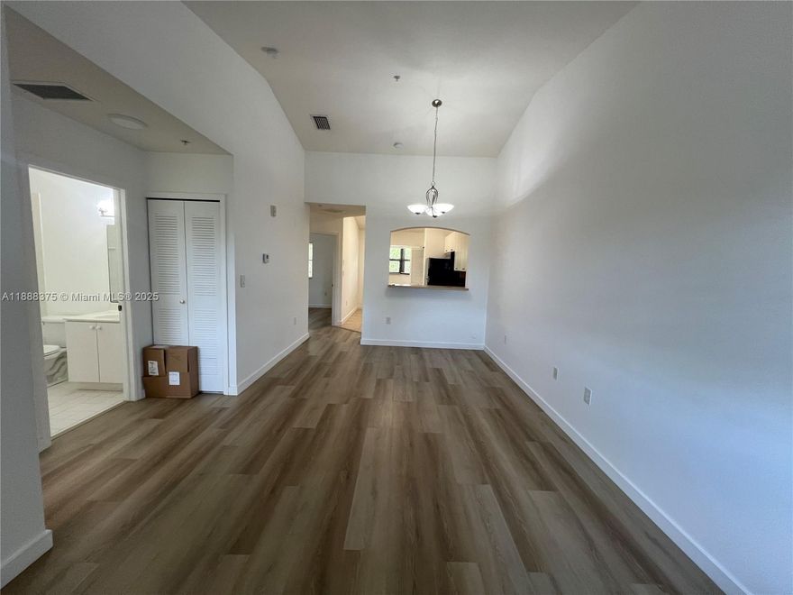 Welcome to this beautifully maintained third-floor apartment in an exceptionally clean and well-kept community. This unit features two bedrooms and two bathrooms with elegant laminate floors throughout, including in the bedrooms. The kitchen is tiled for added convenience. You’ll enjoy access to a lovely clubhouse with a resort-style pool and a well-equipped gym. Plus, the unit comes with one dedicated parking space. Altogether, it’s a fantastic rental opportunity in a wonderful setting!