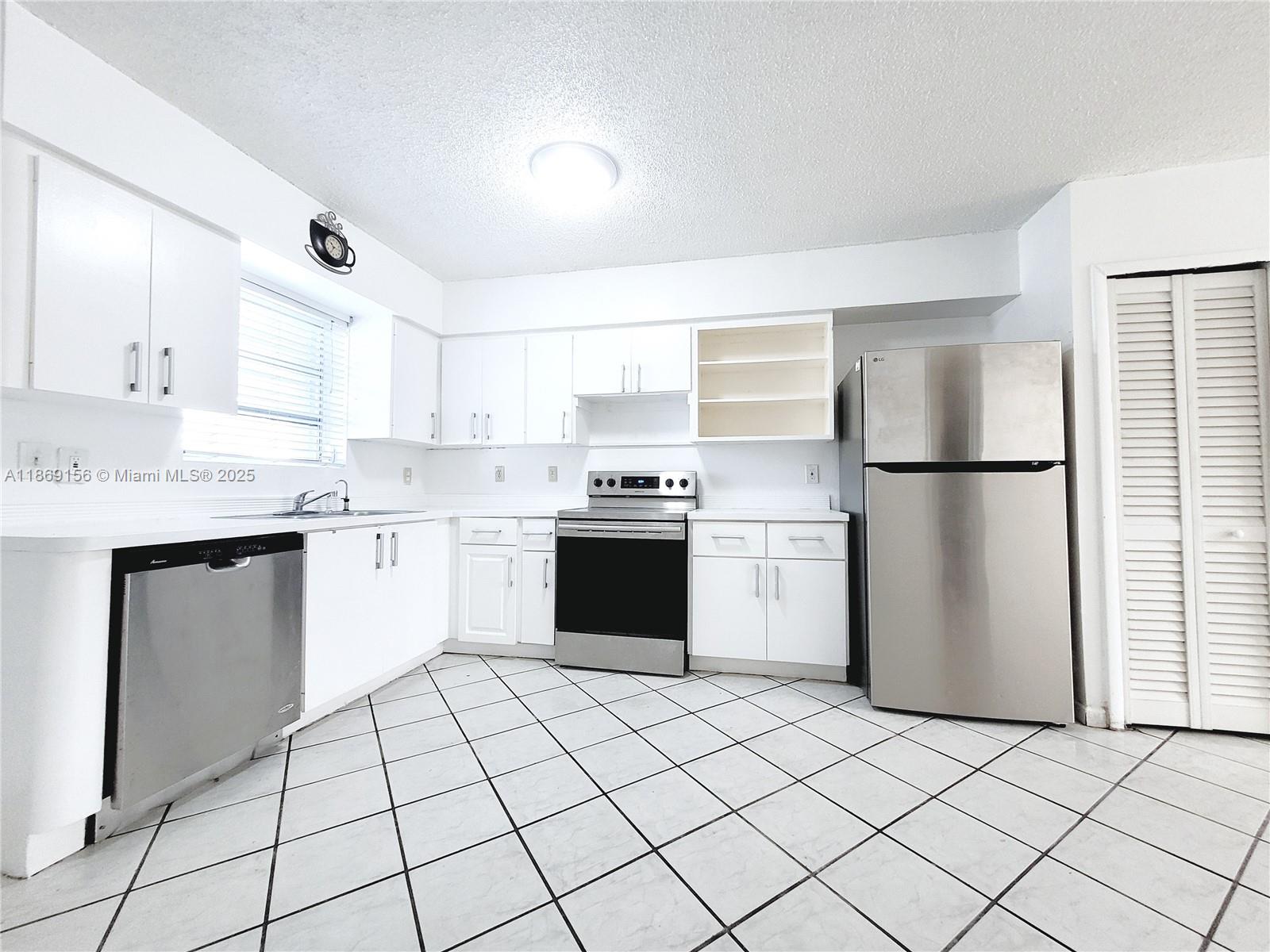 Spacious and well-maintained 5 bedroom, 3 bathroom home in North Miami with a flexible split floor plan. The open living and kitchen area features stainless steel appliances. One side offers 3 bedrooms and 2 bathrooms, while the opposite wing includes 2 connected bedrooms with a private entrance and bathroom, ideal for in-law quarters. Designed for large families, this home provides both comfort and versatility. Additional features include washer and dryer inside, a fenced yard with plenty of room for entertaining or pets, and a shed for extra storage. Parking for 4+ vehicles adds convenience. Conveniently located near I-95 with quick access to Aventura, Miami Shores, area universities, schools, shopping, dining, and parks. Fast application process makes moving in simple and stress-free.