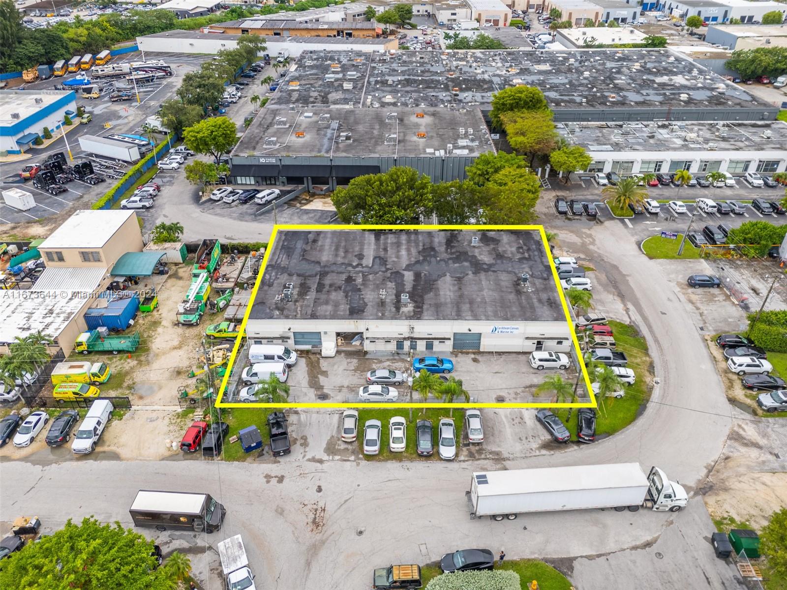 Incredible opportunity to secure a generational asset in the desirable Bird Road Warehouse District. The warehouse spans 11,040+\- sq. ft. including a mix of office & storage areas in each bay. The property sits on an 18,360 sq.ft. corner lot. with ample parking, easy truck access and has a straight shot to and from Bird Rd. Quick access to 826 and a short drive to MIA.
The warehouse is currently occupied by a single long-term tenant at below market rate, but is more or less demised into 4 equal bays of 2,760+/- sq.ft. each providing a premium multi-tenant opportunity in the future. Each bay has one 10’x11’ overhead door except the westernmost bay which has two 10’x14’ overhead doors.
Do not disturb tenant. Tenant lease runs through February 2026. Contract subject to court approval.