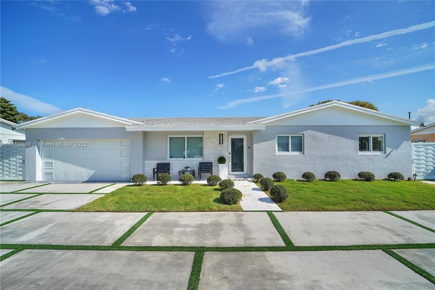 Beautiful fully remodeled 4 Bedroom 3 Bathroom modern smart home located in the highly sought after neighborhood of Royal Green. Located minutes from major highway. Canal front with a Huge brand new renovated backyard with a outdoor built-in natural gas BBQ grill, an amazing heated pool and an outdoor dining area, perfect for family gatherings. The home has a Brand new roof, AC, whole home water filtration system and new premium tankless water heater. White carrera marble flooring throughout, Modern custom designed kitchen with SS appliances with wall mount ovens, quartz countertops, automatic window blinds, custom closets, new home plumbing and Impact windows. Non- Contingent to appraisal. 
Must see!!