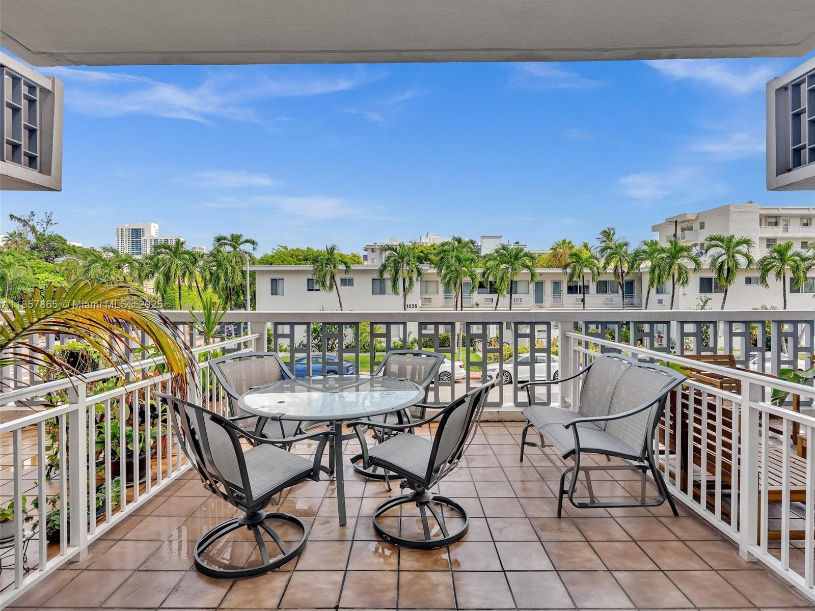 Be the first to live in and enjoy this brand new COMPLETELY renovated unit! This spacious one bedroom condo checks every box. Featuring a large exclusive terrace for amazing indoor outdoor living, washer & dryer in unit, gated and covered parking, recessed lighting, all brand new high end appliances & light fixtures, custom cabinets & doors, storage area, office area, dining area, impact windows and central AC! The building "Lenox Towers" is charming, well maintained, quiet and boutique with a wonderful new lobby & bike rack. Fantastic location by peaceful Lenox ave just blocks from Flamingo Park, Whole Foods, restaurant & more! Available now for a furnished 12 month lease. Schedule your showing today while this GEM still lasts.