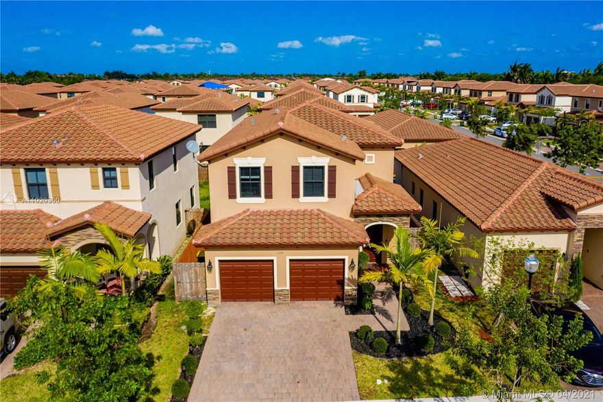 Spacious 2 story 5 bed, 3 bath home, in the Barbados Community. Tile flooring downstairs & vinyl floor upstairs. Features updated kitchen w/ granite countertops, back splash, stainless steel appliances, 1 bed & 1 full cabana bath is located downstairs. Yard maintenance is included in rent. Alarm has a ring door bell and motion sensors. Close to Baptist Hospital, and Expressway.