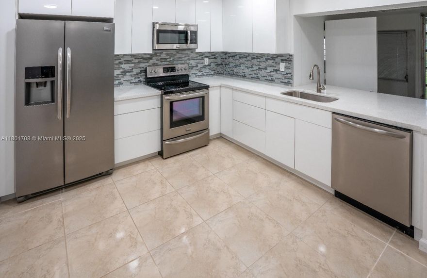 Charming 1-bedroom, 1.5-bathroom condo in the vibrant heart of Miami, seamlessly blending city accessibility with peaceful living. 900 sq ft, featuring a fresh, tiled interior with modern appliances and a stylish design. Conveniently located near major highways and the Florida Turnpike, with Metro Zoo and premier shopping destinations close by, this condo ensures easy urban access. Nestled in a tranquil 55+ community, residents enjoy resort-style amenities, including a heated pool and fitness center in the Clubhouse, perfect for an active retirement. The condo also boasts ample closet space and in-unit laundry, providing both comfort and functionality, making it an ideal choice for those seeking a lifestyle that combines ease with elegance.