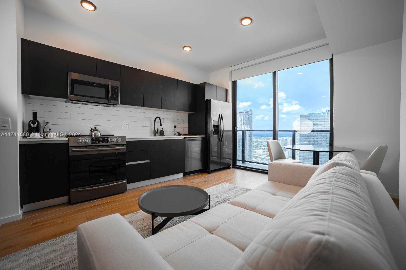 Experience luxury living at The Elser! This beautifully designed 1 bedroom, 1 bathroom condo offers stunning city and water views of Biscayne Bay and Downtown Miami. Fully furnished and equipped, the Unit is ready for immediate move-in. Enjoy exclusive access to top-tier amenities,24/7 concierge service,two-story gym, a rooftop pool, Spa, sky lounge, grilling terrace. Prime location,steps away from world-class dining, entertainment, and cultural hotspots, public transportation,making it the perfect base for enjoying everything Miami has to offer. Very easy to show, rates depends on the length of the stay.