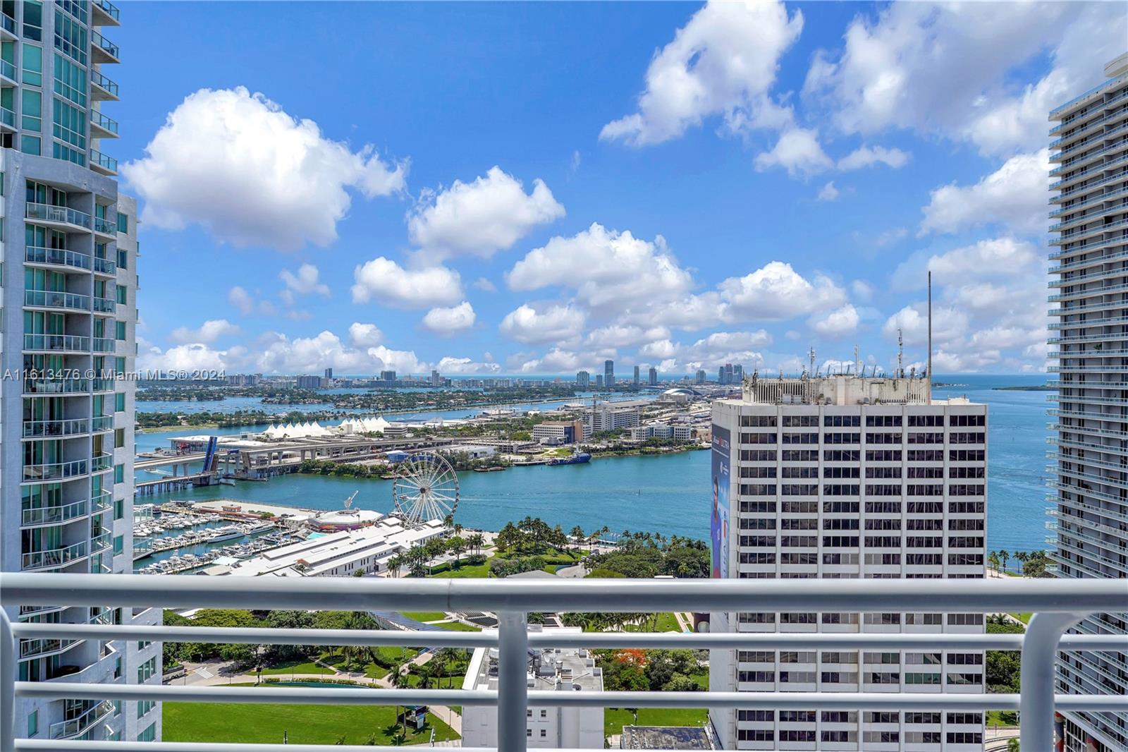 Best line and views in the building! Welcome to #3402 at The Loft 2, located in the heart of Downtown Miami. The 3402 unit is special due to its unique for the building, oversized extra-wide wrap-around balcony that other units in the same line do not have.
This 2 bed 2 bath features modern finishings and the most desirable floorpan in the building. Loft 2 offers many amenities including two pools (a rooftop pool), fitness center, and 24 hour concierge/security service.
Can rent short or long term. 30 day minimum.