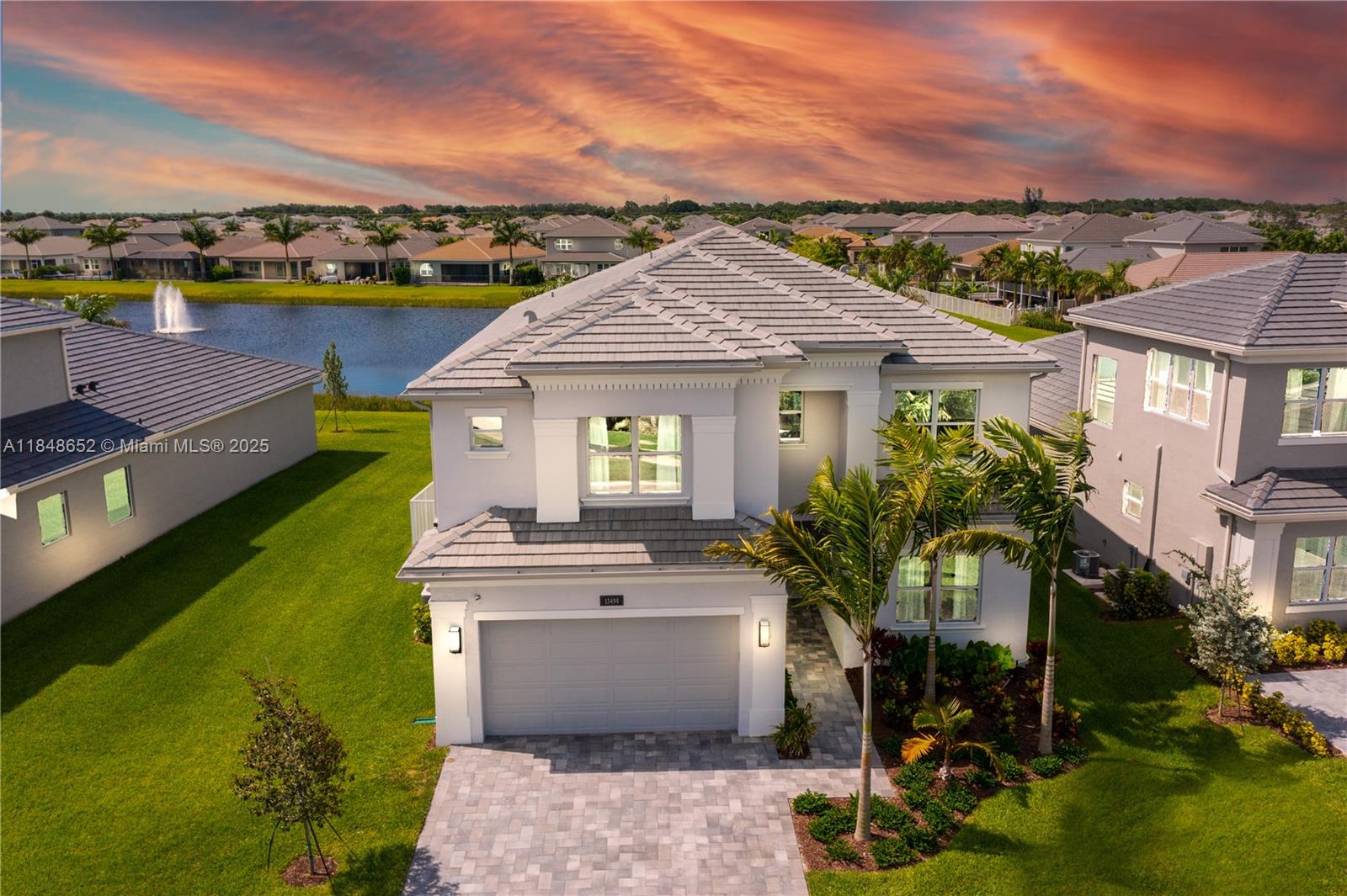 Exquisite Furnished New Construction 6Bed/5Bath Salt Water Pool Residence in the Prestigious Gated Enclave of The Lakes at Polo Trace, Delray Beach. Spanning a total of 4,360 sqft with $350K+ in upscale enhancements, this home showcases soaring ceilings, panoramic windows, custom chef’s kitchen, private fenced patio with serene lake views & salt water pool perfect for entertaining or relaxing under the Florida sun. Enjoy a private 26,000 sqft Resort-style Clubhouse with 7+ acres of premier amenities: multiple pools, 4 clay tennis, 4 pickleball courts, basketball, state-of-the-art fitness, casual restaurant and 2 mile bike/walk trail. Beach Day !!! no problem, 20 min short drive to enjoy endless dining, shopping, and Florida’s #1-ranked Delray Beach in the heart of vibrant Downtown Delray