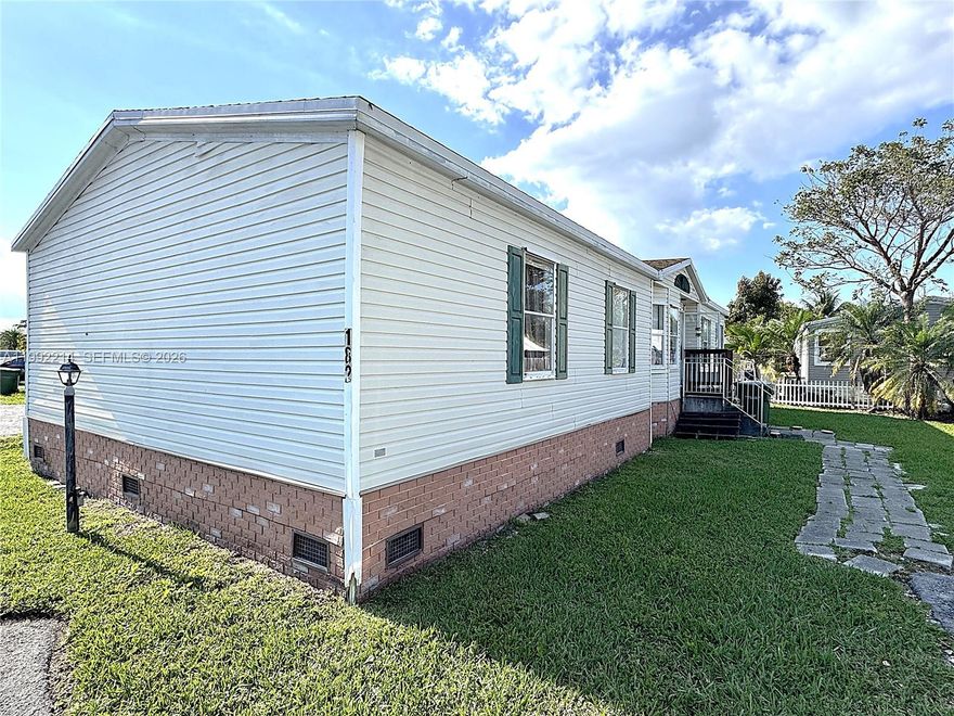 SELLER MOTIVATED! Spacious 3-bedroom, 2-bath double-wide mobile home located in a secure gated community offering very low HOA fees of only $162/month. This property includes the mobile home, the land, and a private storage shed, providing long-term value and ownership stability. Community features include a pool, well-maintained common areas. Pets and rentals are permitted, making this an excellent option for both homeowners and investors. Conveniently situated near shopping, dining, and major highways, this home offers comfort, affordability, and easy access to everyday essentials