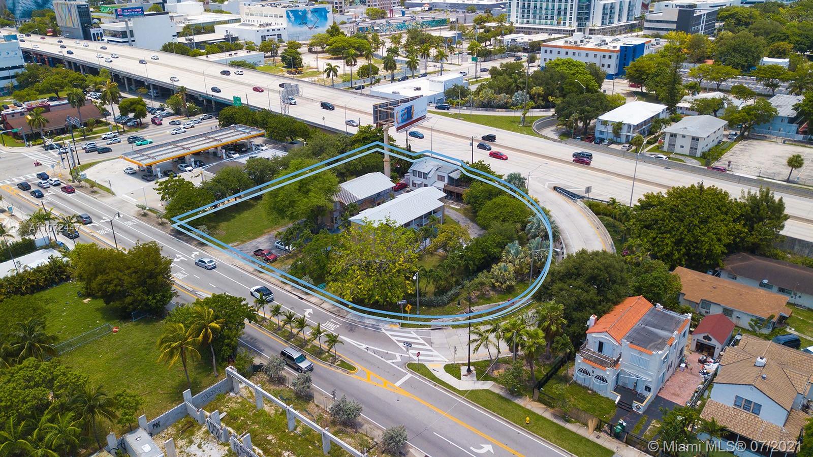 Two land parcels for sale at $380 psf. Redevelopment opportunity with high visibility and high traffic counts. Build
over 200,000 sq ft of gross building area. Zoned T6-24A-0, allows for multiple commercial uses, including multifamily,
office and hotel. Billboard leasehold included. Property being sold for land value and buildings can be
delivered vacant.
