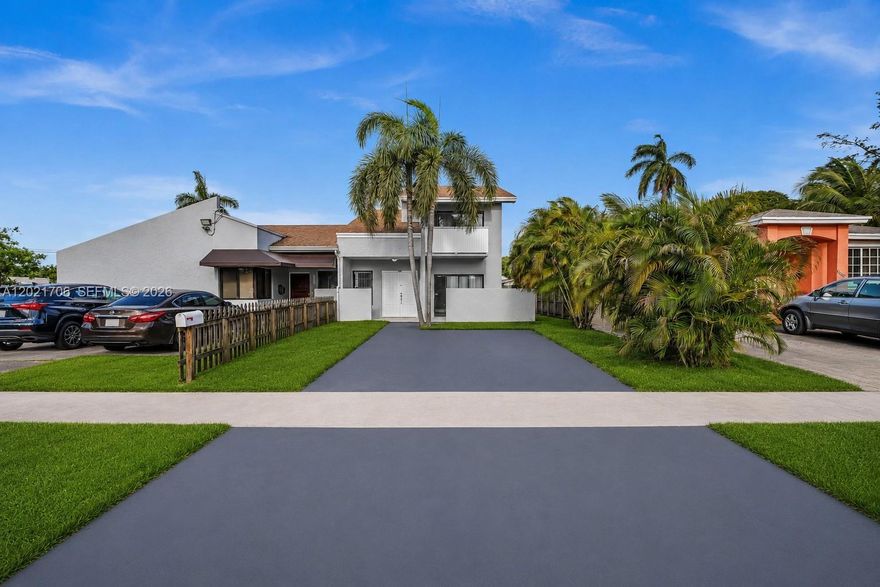 Completely renovated 3 Bedroom and 2.5 Bathroom two-story single family twin-home in the heart of North Miami, featuring a large private fenced backyard. Updated with granite countertops, solid wood shaker cabinets, stainless steel appliances. Tile and new modern waterproof vinyl flooring throughout. Spacious closets, dedicated laundry room with front-load washer/dryer, and a Newer Roof (2017). Will qualify for FHA financing. Seller financing available. Move-in ready - schedule your showing today!