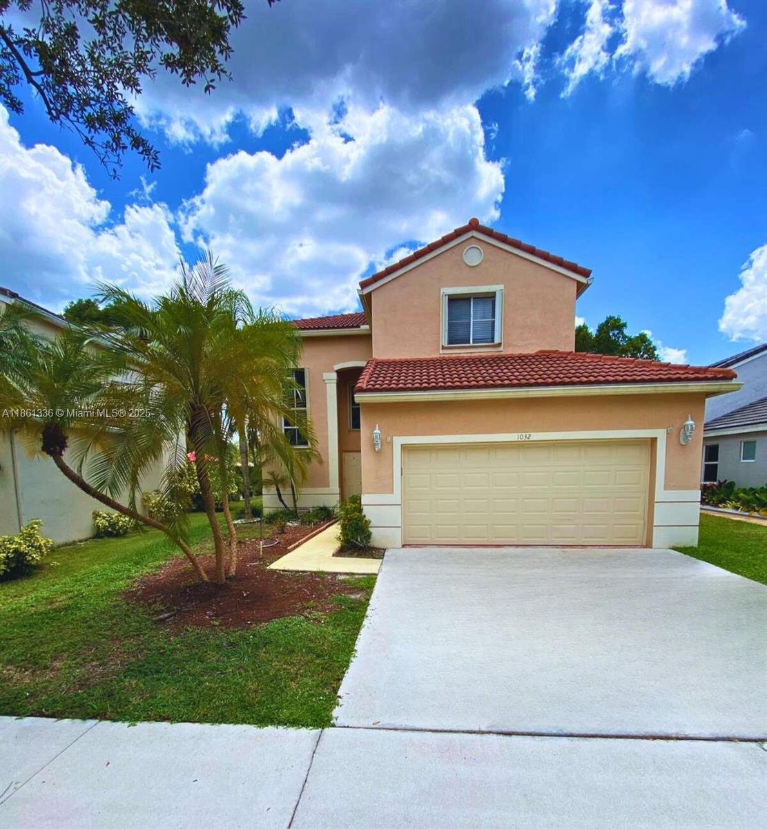 Beautiful two-story home in the gated community of The Falls, Weston. This residence offers 5 beds and 3.5 baths, including a master suite on the first floor and an additional suite upstairs. The updated kitchen features wood cabinetry, granite countertops, backsplash, and stainless-steel appliances. Open living and dining area with tile in social spaces and wood floors on the stairs and second level. Accordion shutters on all windows. New roof and gutters 2019, garage door 2017, water heater 2023, and AC unit 2021. Community amenities including pool, basketball, volleyball, and playground. Zoned for A+ schools: Eagle Point Elementary, Tequesta Trace Middle, and Cypress Bay High. Conveniently located next to Weston Lakes Plaza with Publix, restaurants, shops. Don't miss it.