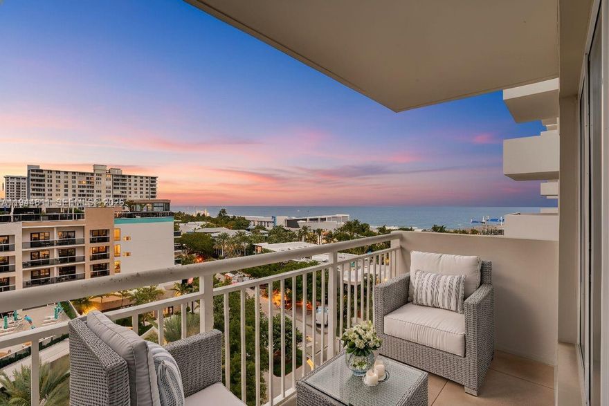Stunning 2BED/2BATH residence at the highly sought-after Ocean Monarch, offering the true “Million-Dollar View.” Enjoy an expansive balcony overlooking the Atlantic—no city views here, just endless ocean. This beautifully maintained unit features bright white tile flooring, a spacious primary suite with walk-in closet and private bath, and exceptional storage throughout.
The building delivers every amenity imaginable: oceanfront pool, fitness center, banquet/meeting room, large common kitchen, and updated bathrooms with saunas and showers. Parking is effortless with separate entrance and exit lanes. Laundry and an oversized storage room are conveniently located on the same floor at no charge.
Located in the heart of the Pompano Fishing Village, steps from the Pompano Pier, Lucky Fish Beach Bar, Oceanic, BurgerFi, and How You Brewin’ Coffee Company. Surrounded by a strong safety presence from Pompano Police and Broward Sheriff. This is the ultimate beach-lifestyle property—nothing compares to living directly on the sand. Excellent investment opportunity. Unit can be rented monthly for approx. $3,250–$3,500. Building allows one rental per year with a minimum 90-day lease. Strong demand in this area makes it ideal for investors seeking reliable seasonal or monthly income. Please use Showingtime, Call Rudy (305)988-6445 for questions, offers send to Rudytamer@kw.com
