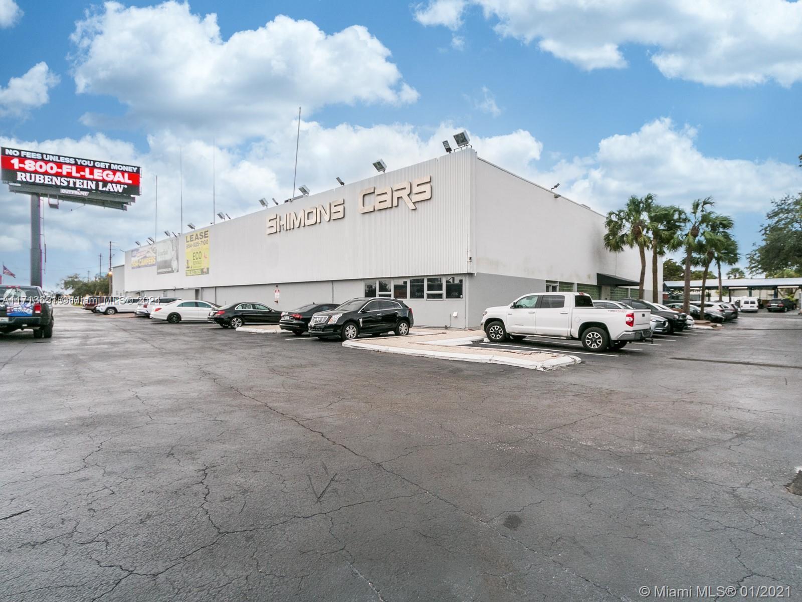 Office Warehouse Combination approximately 2000sqft. Excellent Location off I-95 & Sheridan with Direct I95 frontage. Daily Car Count 220,000 vehicles/day. 6 Private Offices with Warehouse Space. Rent Includes Electricity, Water, and Trash Removal. Parking Available During Business hours. Office Available July 1, 2025