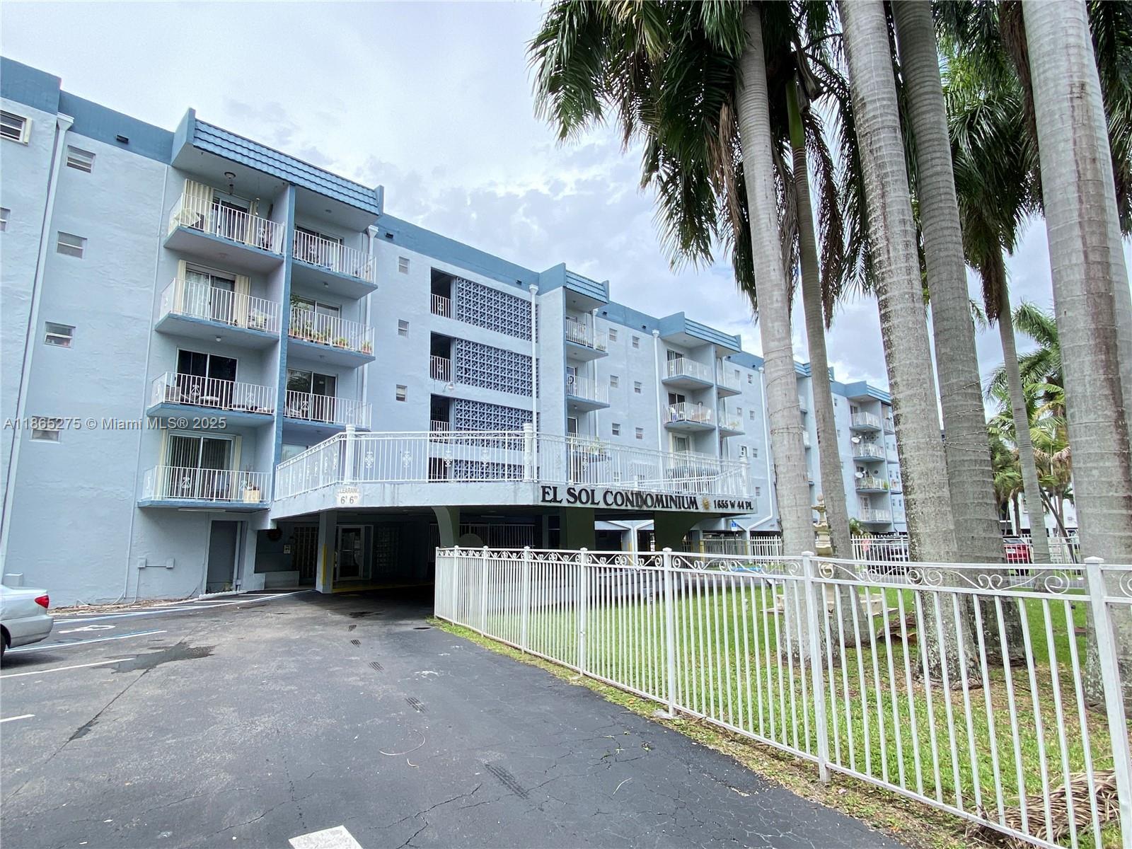 For Rent 1bed/1bath condo at 1655 W 44th Pl #511, Hialeah, FL. The unit features a comfortable layout, plenty of natural light, central AC, and a private balcony with city views. Brand-new kitchen cabinets and appliances are being installed, making this home move-in ready. Community amenities include a pool, secure entry, and laundry facilities. Centrally located near Westland Mall, dining, shopping, and major highways for easy commuting. Requirements: Screening required for all adult occupants. Minimum 600 credit score. Income of 3x the monthly rent. HOA application and approval required. Move in cost: 1st month, 2 months security deposit, and application fees.