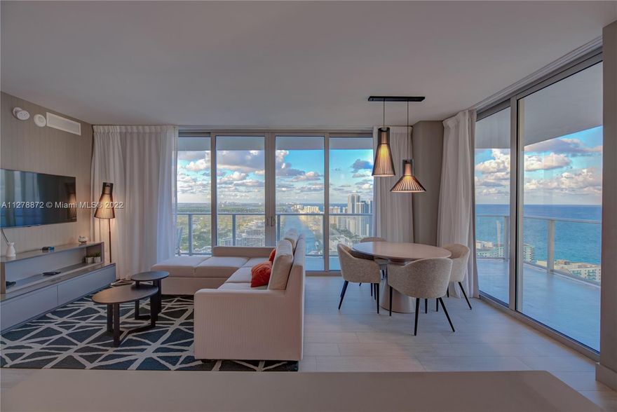 Short Term rentals. Hotel program or Airbnb. Luxury brand new fully upscale furnished high-rise building with a new concept of condo-hotel. 2BR 2BTH with a large terrace, amazing view overlooking the intercostal canal and ocean, oversized walk-in closet, open kitchen. Experience the resort lifestyle with full-service spa, restaurant, infinity pool, fitness center, tennis court, racquetball, high speed internet in all public areas, 24hs security, free valet parking, marina with jet ski, kayaks, kite surfing and windsurf service. Close to shopping mall, state-of-the-art casino, restaurants and night life. Youtube HD walkthrough video with the address.