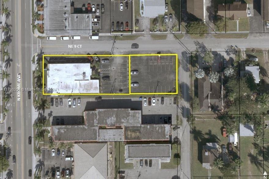 Introducing a rare investment opportunity that includes Folio: 10-7907-030-0301. This is a commercial building and land on N. Krome Ave in the highly desired downtown Homestead. Building offers over 6300 sq. ft of air conditioned space and almost .6 acres of land. This allows for a range of business uses - office space, professional services, or even a combination of various enterprises. Price nonnegotiable