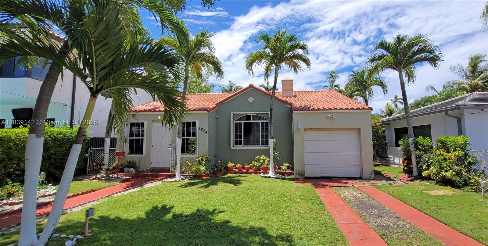 "COZY AND INVITING" is the only way to describe this timeless 2-bedrooms / 1-bathroom home located in one of the most desired neighborhoods in the City of Miami. This vintage home features high exposed ceiling beams, natural wood floors throughout the house, a single car garage and so much more! This pristine property sits a large 7850 sq ft lot that is idea for a full renovation, or a new construction and it is perfectly located near downtown Miami, Coral Gables, Brickell, Miami Beach, the famous "Little Havana" and beautiful beaches. This property has no HOA and is waiting for that perfect investor to capitalize on this rare opportunity to acquire a property in this fast-developing area.