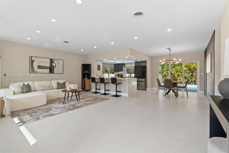 Move In Ready with extensive upgrades! 3-bedroom, 2-bath home located in the highly desirable Plantation Park neighborhood. Situated on an oversized 10,000+ sq. ft. lot, this property offers a private pool with a brand-new pool deck, outdoor shower and a spacious backyard perfect for entertaining or relaxing. The home features a brand-new roof, eco-impact windows throughout, and tile flooring in the entire house, delivering durability, style, and easy maintenance. The interior boasts a modern designer lighting system, a bright and open layout with excellent natural light, and high-end finishes throughout. The Italian-designed kitchen is complemented by new appliances, while the primary bathroom features elegant glass shower doors, creating a clean, contemporary feel. Conveniently located near parks, shopping, dining, and recreation. Zoned for Plantation Park Elementary, Seminole Middle School, and South Plantation High School. No HOA.
Property Condition Disclosure and Lead Paint Disclosure available.