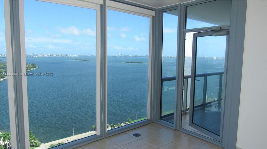 Beautiful 1 bed /1 bath and half unit with direct bay views! Granite & S/S appliances,tile floors, master suite w/walk-in
closet, marble bath w/large tub and dual sinks. Blinds in bedroom. Half bath for guests. Washer & Dryer. 1 assigned space,
Guest must Valet. Storage room, 24 hr concierge, 2 pools, sauna, movie theater, billiards, business center,
computer room, BBQ area. HOA App. required. Located in the top area to live in Miami: Walk to
Midtown, Design District & Wynwood, minutes to Miami Beach, Downtown,Brickell & I-95. Water is included in the rent !!!