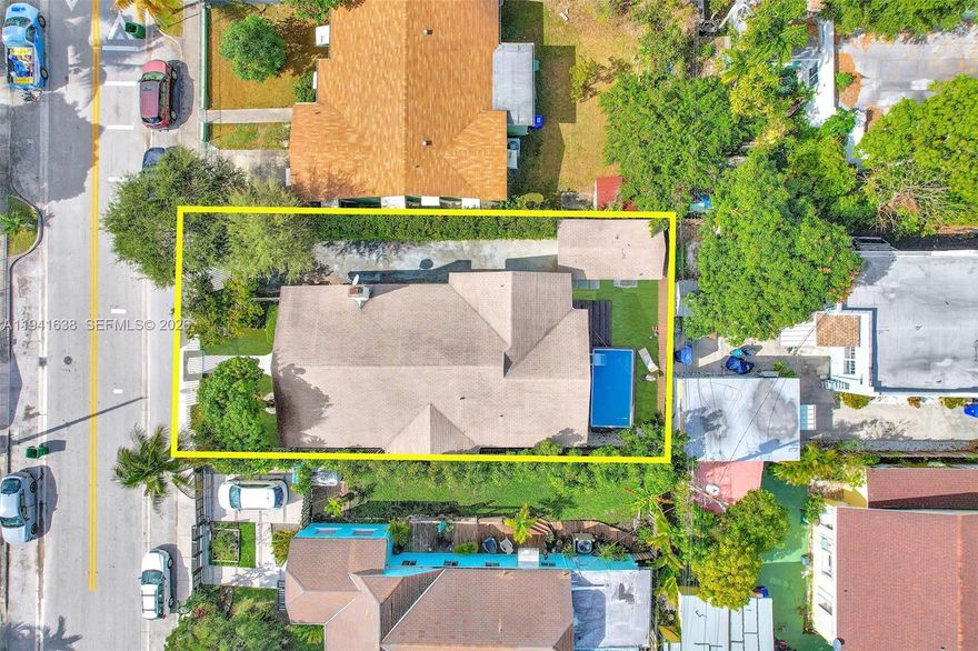 Expansive home in steps from the Design District! This property features 5 bedrooms and 2 bathrooms in the main house, with a separate studio/1 bathroom guest house. The current owner has made significant upgrades to the property, including: brand new pool with heater, brand new deck surrounding the pool, artificial turf in the backyard and front yard, new landscaping surrounding the entire house, new interior paint and redesign, and more. . Perfect for anyone looking for privacy - enjoy your own backyard oasis with heated pool, BBQ, and lounge seating. A 5 minutes walk to Design District, this property is centrally located just minutes from Wynwood/Midtown, Brickell, and 10 minutes to the beach!