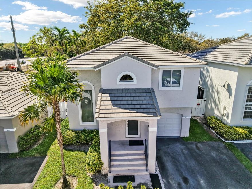 Welcome to this beautifully updated 3 bedroom, 2.5 bathroom single family home located in the highly desirable Quatraine V at Jacaranda community in Plantation. From the moment you enter, soaring vaulted ceilings and an open layout fill the home with natural light, creating a bright and spacious atmosphere throughout the living and dining areas. The updated kitchen flows seamlessly into the main living spaces, making it perfect for both everyday living and entertaining. This home also features a newer roof, impact windows and doors, newer A/C, and updated flooring throughout, offering comfort, style, and peace of mind. Residents enjoy access to the community pool and clubhouse while being conveniently located near parks, shopping, dining, and major highways. If you are looking for a move in ready home in one of Plantation’s most desirable communities, this is an opportunity you do not want to miss. Schedule your showing today!