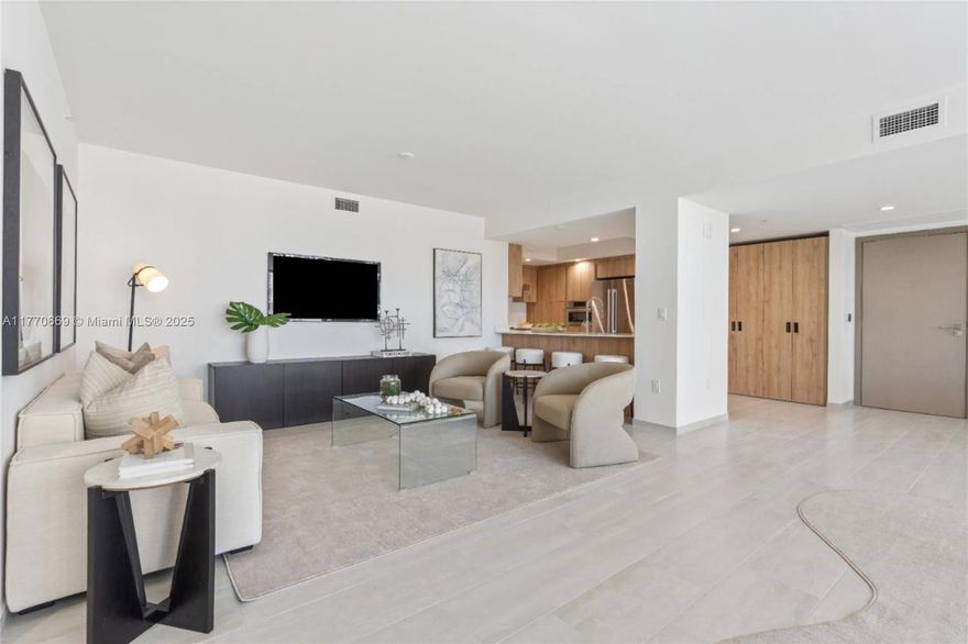 New construction on Bay Harbor Island, where land is scarce, SOTE offers luxurious island living with modern amenities. This 3-bedroom, 3-bathroom home blends nature and contemporary design, featuring an open-concept layout, exceptional finishes, spa-like bathrooms, floor-to-ceiling glass walls, and spacious outdoor terraces. Outside, enjoy a rooftop pool, private cabanas, jacuzzi, waterfall, and entertainment area. A Peloton-powered gym and lush atrium filled with greenery provide wellness and relaxation, offering a serene escape from daily life. All of this, just steps from the best of modern conveniences.