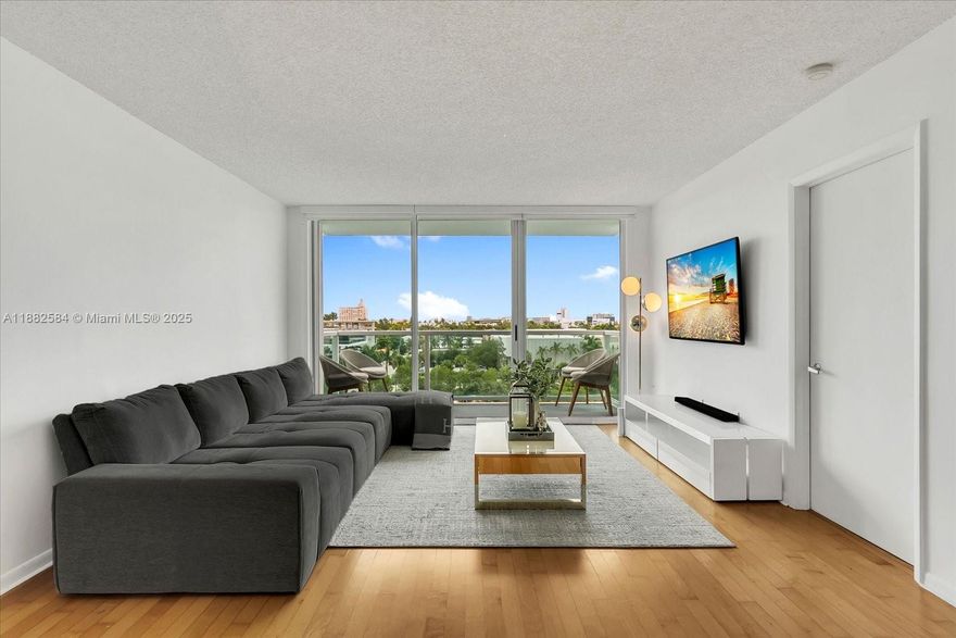 Renovated and functional, this Miami Beach condo features an open split floor plan just steps from parks, the beach, and the coveted South of Fifth neighborhood. With a garden canopy view facing east and interiors are designed for comfort and flow, maximizing space and natural light. The building offers resort-style amenities, including two bayfront pools with stunning Biscayne Bay views, a fully equipped gym, salon, convenience store, and more. Enjoy secure, professionally managed living in a community.